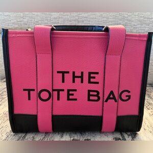 Pink trendy The Tote Bag like the Marc Jacob’s version! Never used
